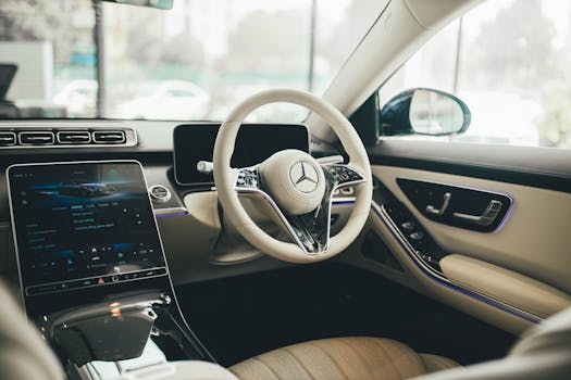 Chrysler sedan interior showcasing comfort and design
