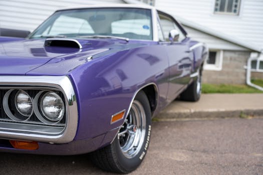 Dodge Dart at a classic car show